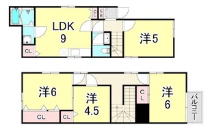 神田南通戸建の物件間取画像